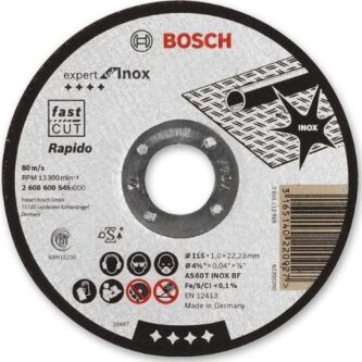 BOSCH INOX CUTTING DISC 26086004545