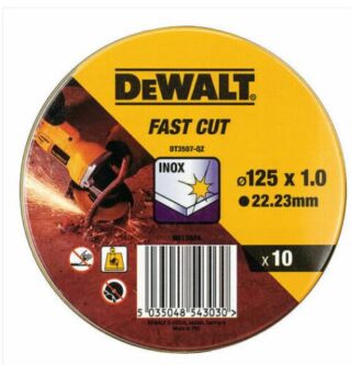 DEWALT DISCS OF STEEL STAINLESS FLAT INOX Φ125x1mm DT3507