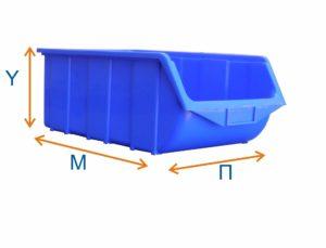PLASTIC BOX Νο3 (35x22x150)