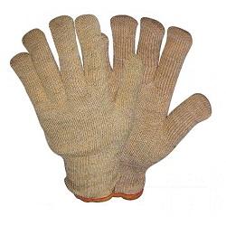 COTTON KNITTED GLOVES WOVEN 60gr
