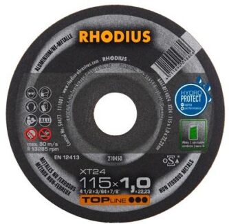 RHODIUS CUTTING DISC ALOUMINIUM Φ125x1.5mm XT24