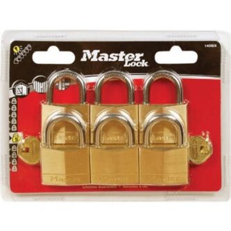 PADLOCK MASTER LOCK SET 6pcs -1 KEY 140EURQNOP 40mm-130430112