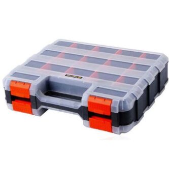 PLASTIC TOOLBOX DOUBLE-SIDED ORGANIZER TACTIX 320028