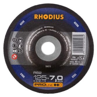 GRINDING DISCS RHODIUS RS2 125mmX7mm